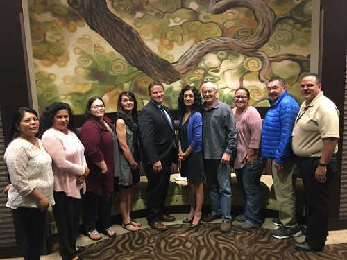 Habematolel Pomo tribal leaders present donations to county, sheriff’s office