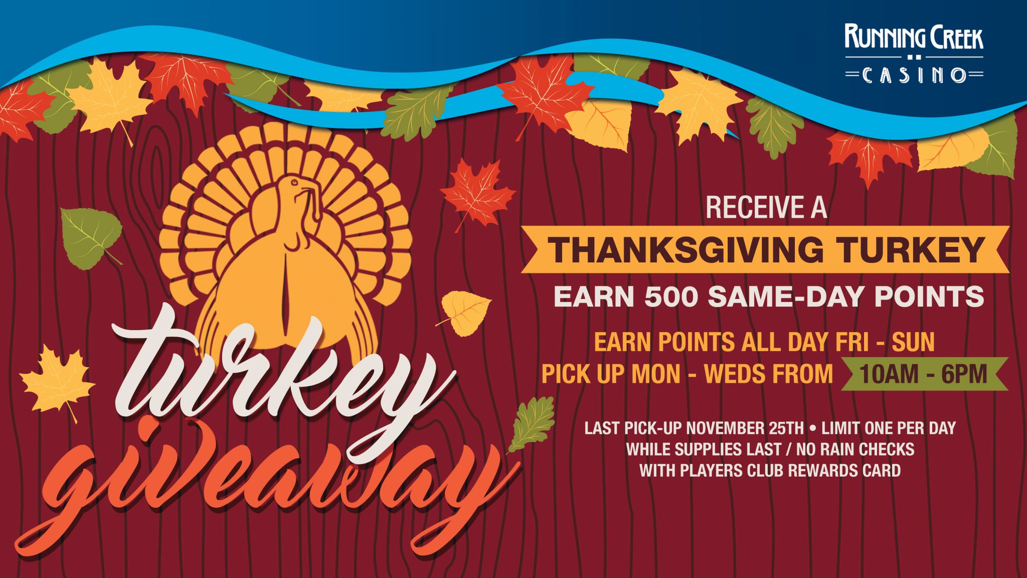 Turkey Giveaway HPUL